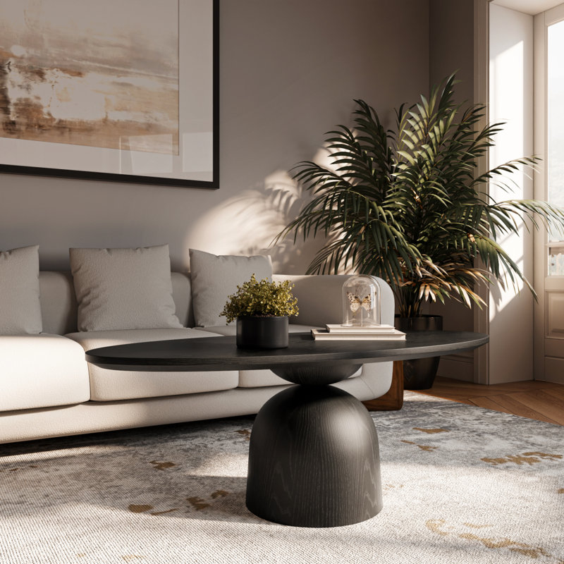Table d'appoint Modern, H 16,94 po x L 39,38 po x l 22,45 po