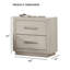 Table de chevet, gris clair