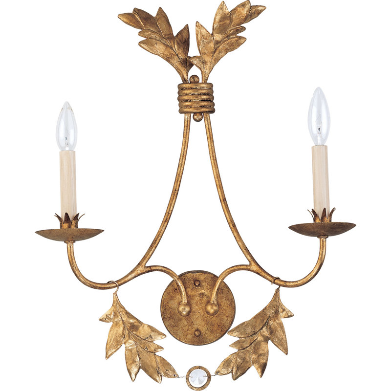 Sweet Olive 2-Light Candle Wall Light