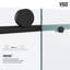 Porte de douche coulissante sans cadre avec verre transparent 3/8 po l 68-72 po x H 76 po Elan-98714493