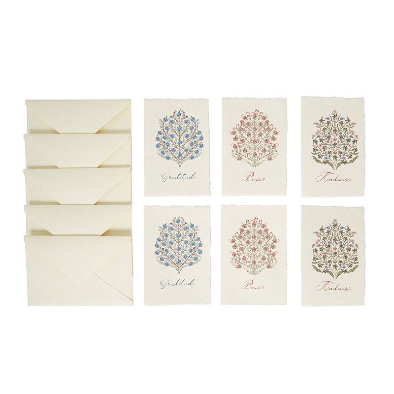 Villa Seville Note Card absorted Set/6