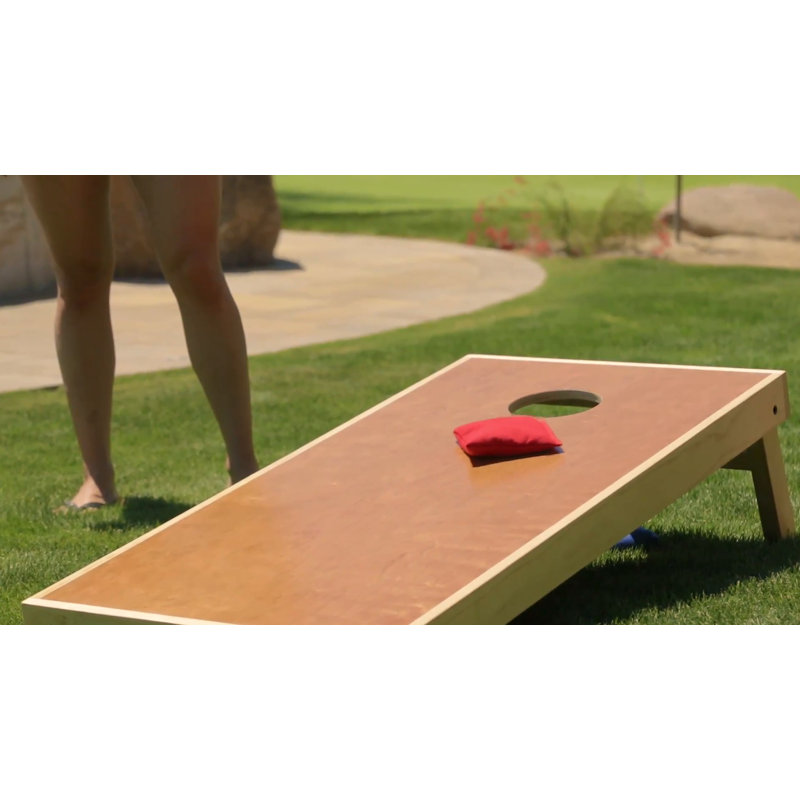 Pro Grade 4 ft x 2 ft Natural Wood Cornhole Boards