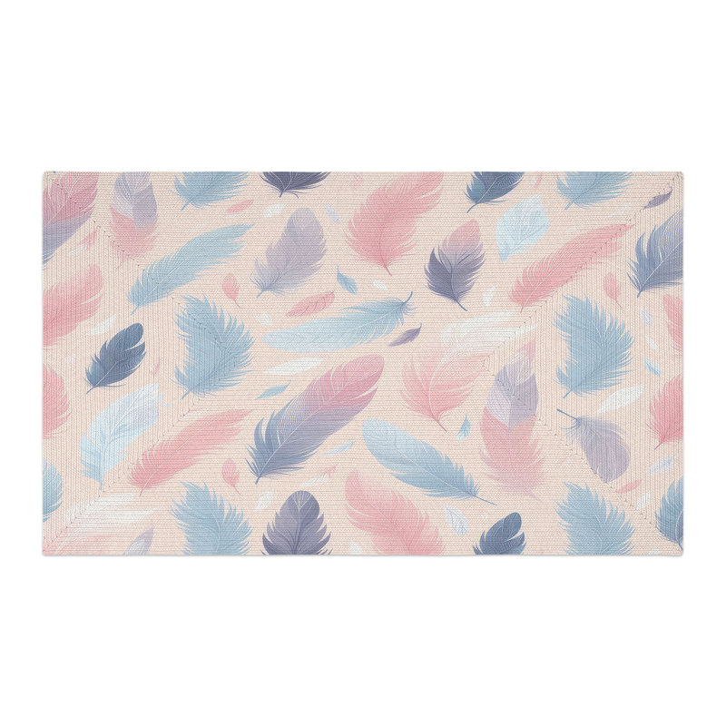 Tapis tressé Gentle Plumes, Rectangle 3 pi x 5 pi