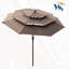 Parasol de patio extérieur 9 pieds 3 étages-671284606