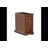Bankhead 24'' Tall Storage End Table with Built-In Charging Station-1099202656