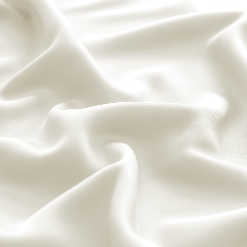 Wonderful Premium Silk Pillowcase- 100% Natural Protein Fiber, Durable, Breathable, Skin-Help, Hair-Friendly, Ivory, Standard