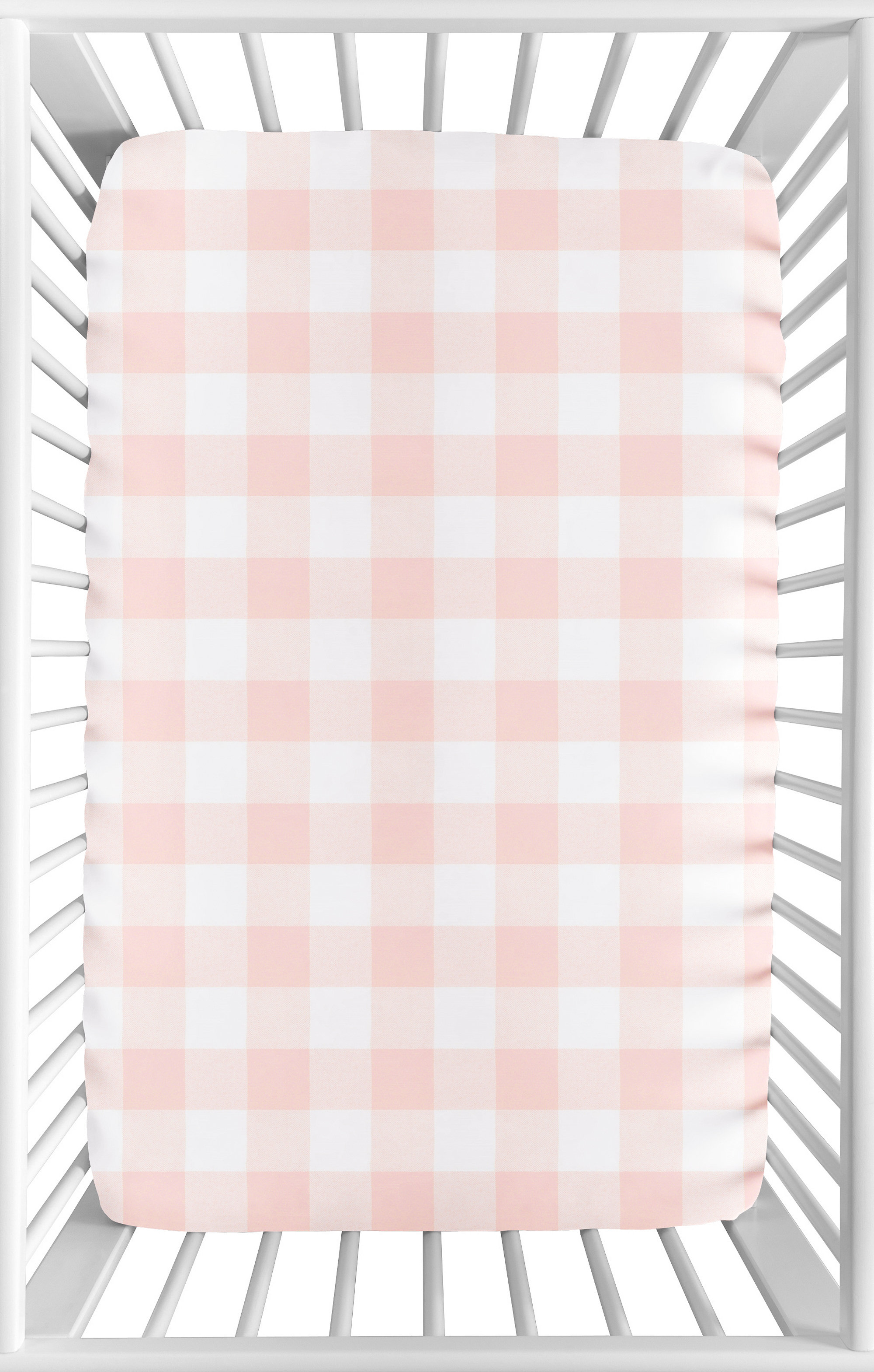 Pink buffalo best sale check crib sheet