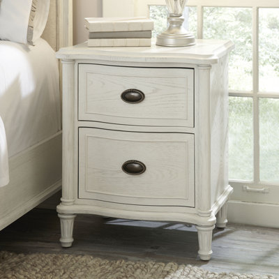 Watson 28" H 2-Drawer Solid Wood Nightstand