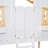 Twin Over Twin House Bunk Bed With Roof, Window, Window Box, Door, With Safety Guardrails And Ladder, Natural/White