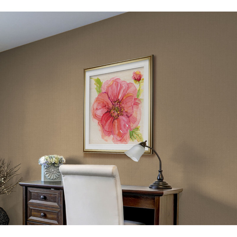 « botanique pivoine », impression encadrée, H 27 po x l 27 po x P 1,5 po, Cadre doré