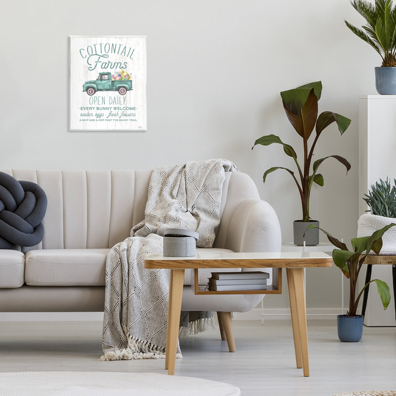 Plaque murale antique Antique Cottontail Farms, design par Lux + Me Designs