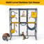 Large Wooden Cat Cage, Grey