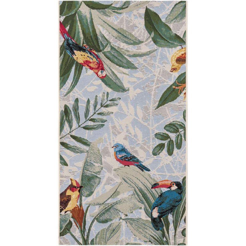 Outdoor Kona Area Rug Mix Color, Runner 2'7" x 5'3"