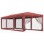 Andry Party Tent with 8 Mesh Sidewalls 3x9 m HDPE-755348199-755348198