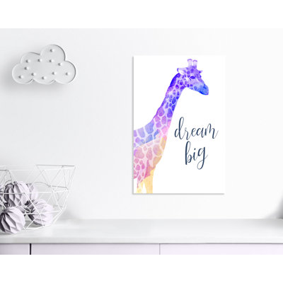 «Dream Big», art sur toile