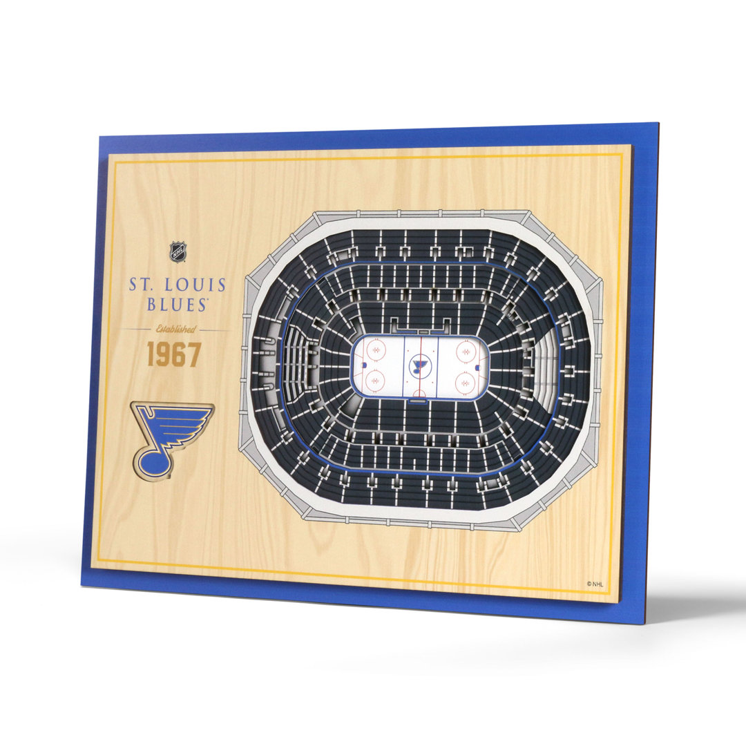 NHL 5-Layer StadiumViews 3D Wall Art Print YouTheFan NHL