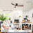 52 Inch Ceiling Fan With Light, 3 Solid Wood Blades,Remote Control,6-Speed Reversible DC Motor For Bed Room,Dining Room,Living Room.