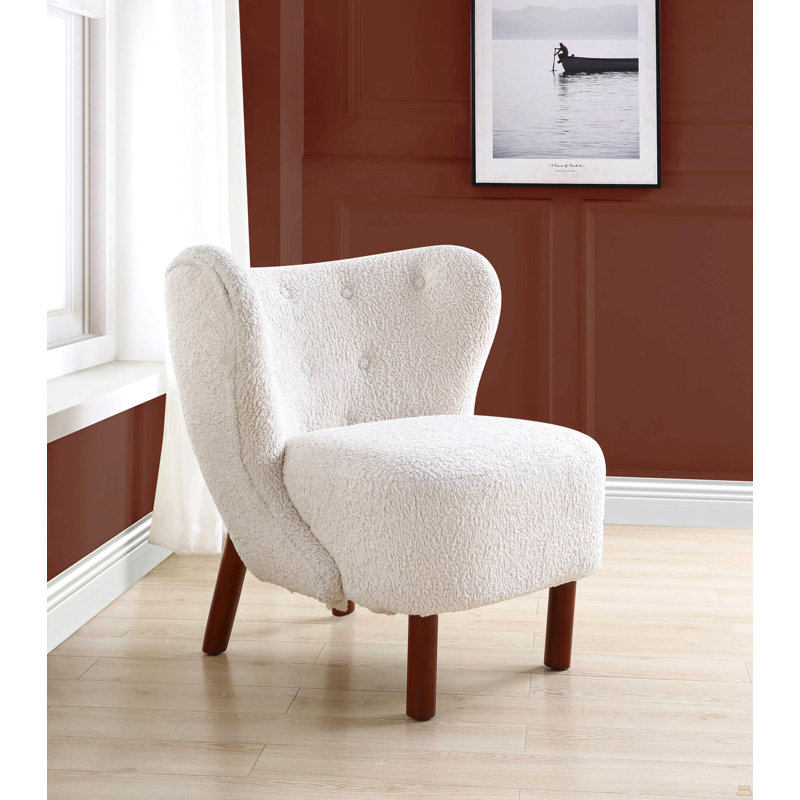 Fauteuil d'appoint en sherpa Teddy