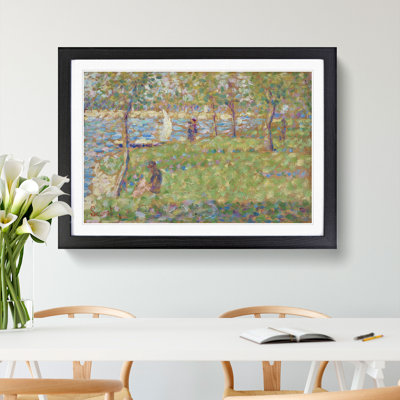Study for La Grande Jatte Vol.1 by Georges Seurat - Picture Frame Painting on MDF