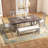 Ahmani 84" W Rectangular Wood Dining Table