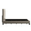 Lit tapissier capitonné standard à profil bas Kaster-517925153-517925154