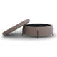 Cori 39" Wide Round Storage Ottoman