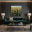 «Farm Corn Stalks», art mural sur toile brune-951721374