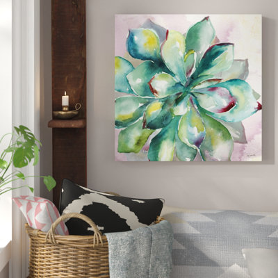 «Succulent» par Tre Sorelle Studios - reproduction d'art sur toile