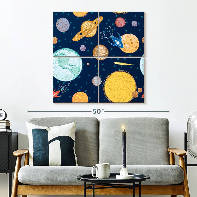 Oberle Space Journey Pattern, 32" H x 32" W