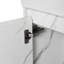 Armoire de salle de bain avec lavabo en céramique - Essentiels modernes et fonctionnels