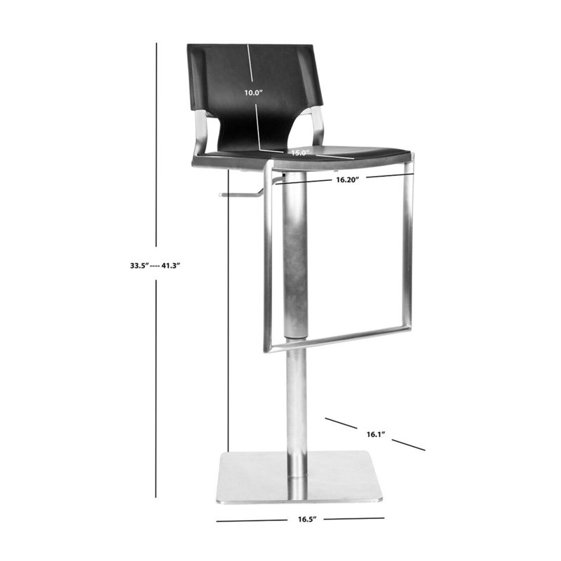 Tabouret de bar rotatif à gaz Armondo