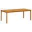Table de salle à manger d'extérieur avec trou pour parasol en bois d'acacia massif-105853405-76232716