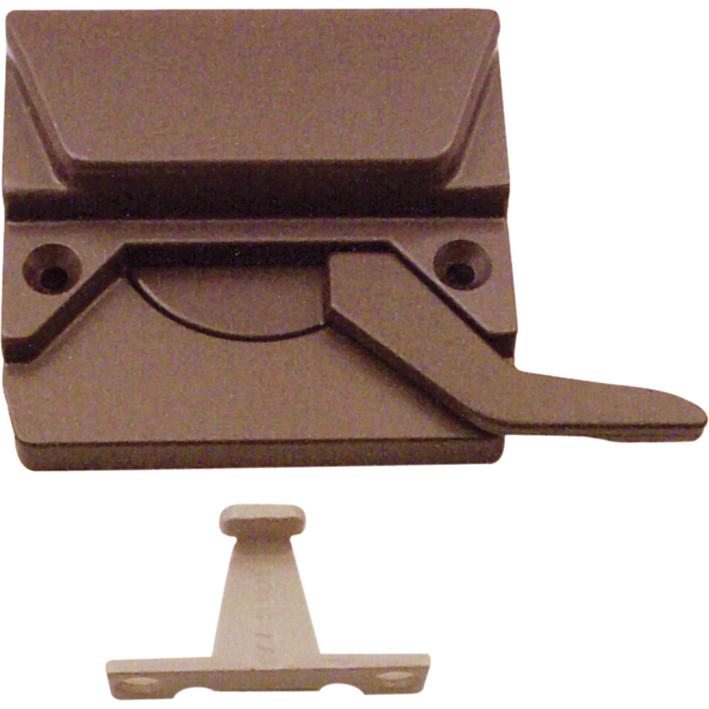 Prime-Line Bronze Left-Hand Casement Window Low-Profile Sash Lock ...