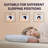 EGOHOME 4" Medium Zoned Comfort Memory Foam Support Pillow-1018964309