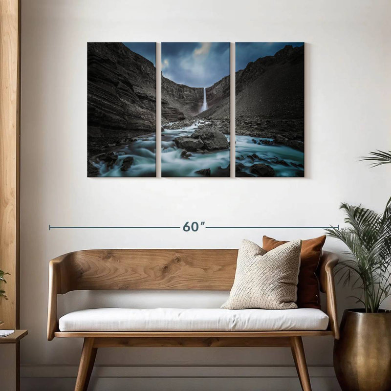 Cascade Alvord Hengifoss, H 28 po x l 45 po