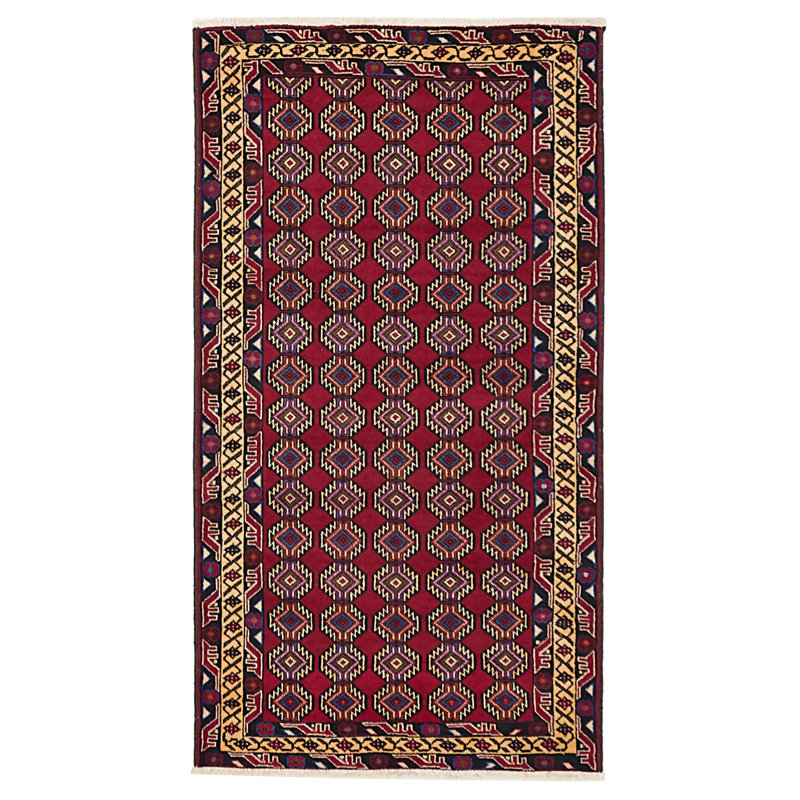 Teimani Red Rug 3'5" x 6'3"