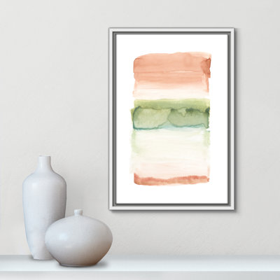 Skye Sky II - cadre flottant, reproduction d'art sur toile