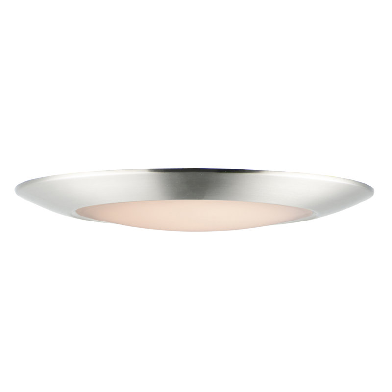 Diverse-Flush Mount, 25 W, Satin Nickel, 1.75" H x 13" W x 13" D