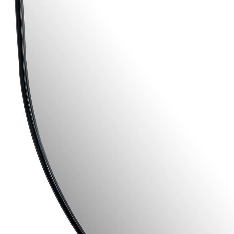 Chico D-Shaped Metal Wall Mirror