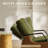Rocking Recliner Chair with Footrest-Glider Rocker Chair with Retractable Footrest and Adjustable Backrest, Upholstered Rocking Chair, Modern Accent Chair for Living Room/Nursery/Bedroom-697254067