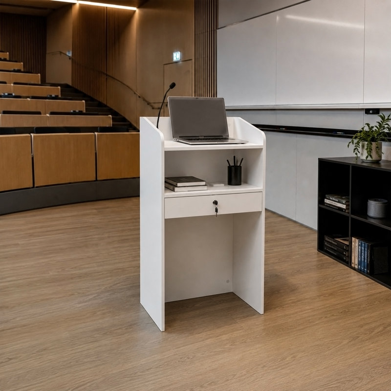 Rectangle MDF Reception Desk