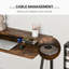 Emerfield Metal Base Writing Desk-907066660-907066663