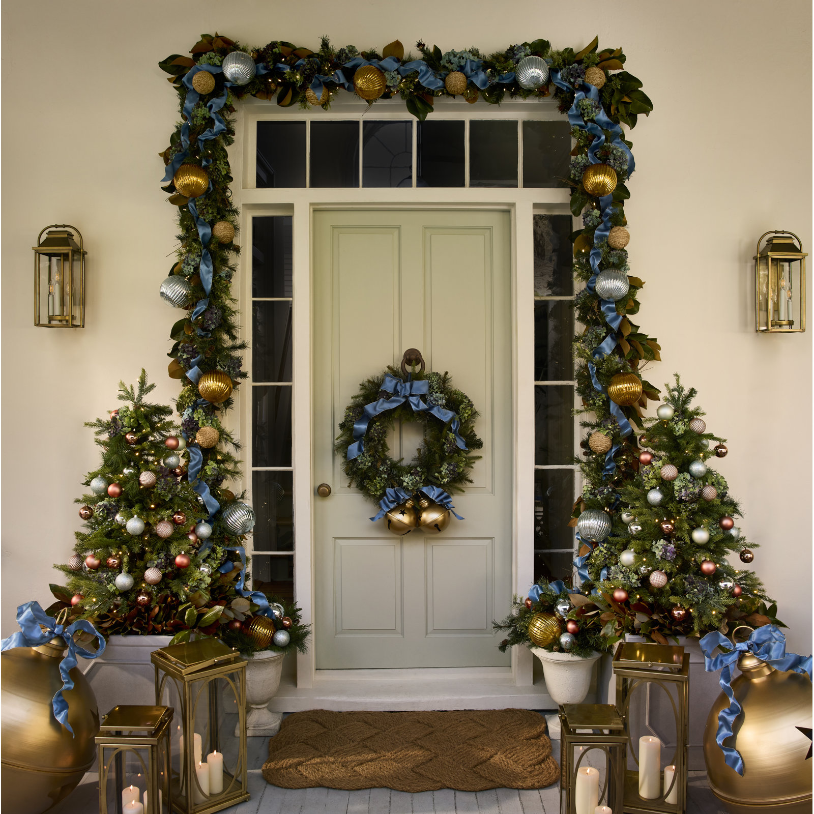 The Holiday Aisle® 3" Shatterproof Bauble, 20, Frosty Mint, 2.75" H x 2.75" W x 2.75" D