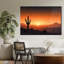 Art mural en verre trempé Desert Sunset-651984397