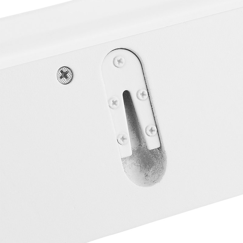 Wall Mounted Coat Rack with Shelf, White