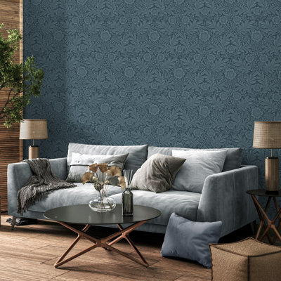 Camille Damask Wallpaper