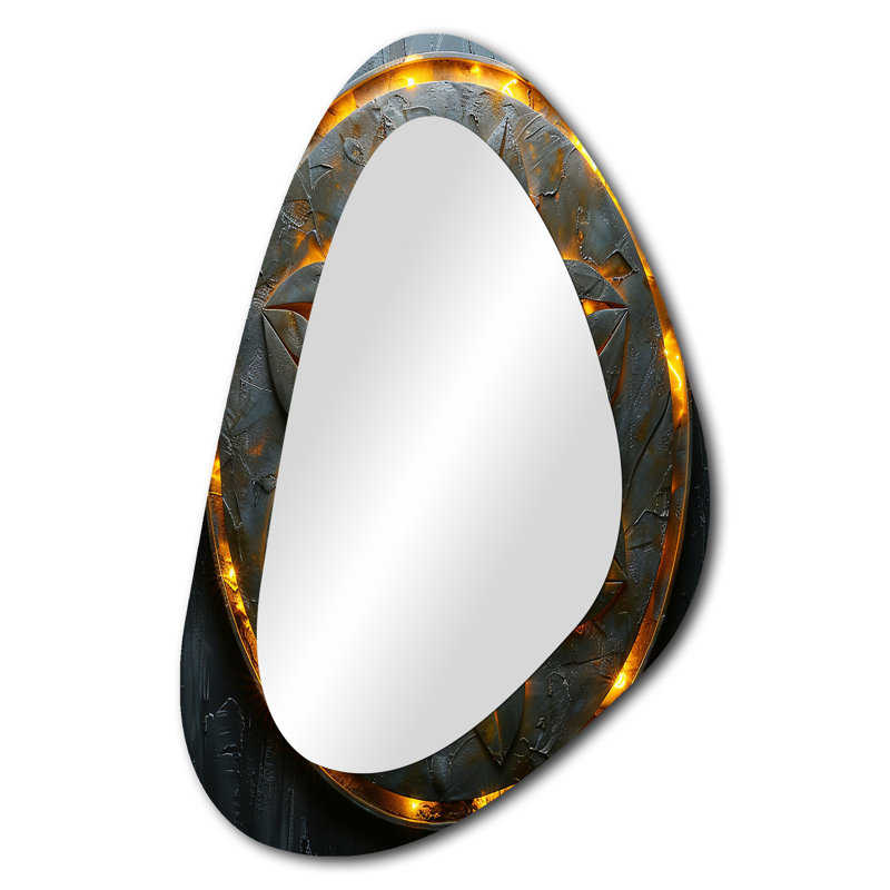Butterworth - Abstract Geometric Modern Asymmetrical Decorative Wall Mirror