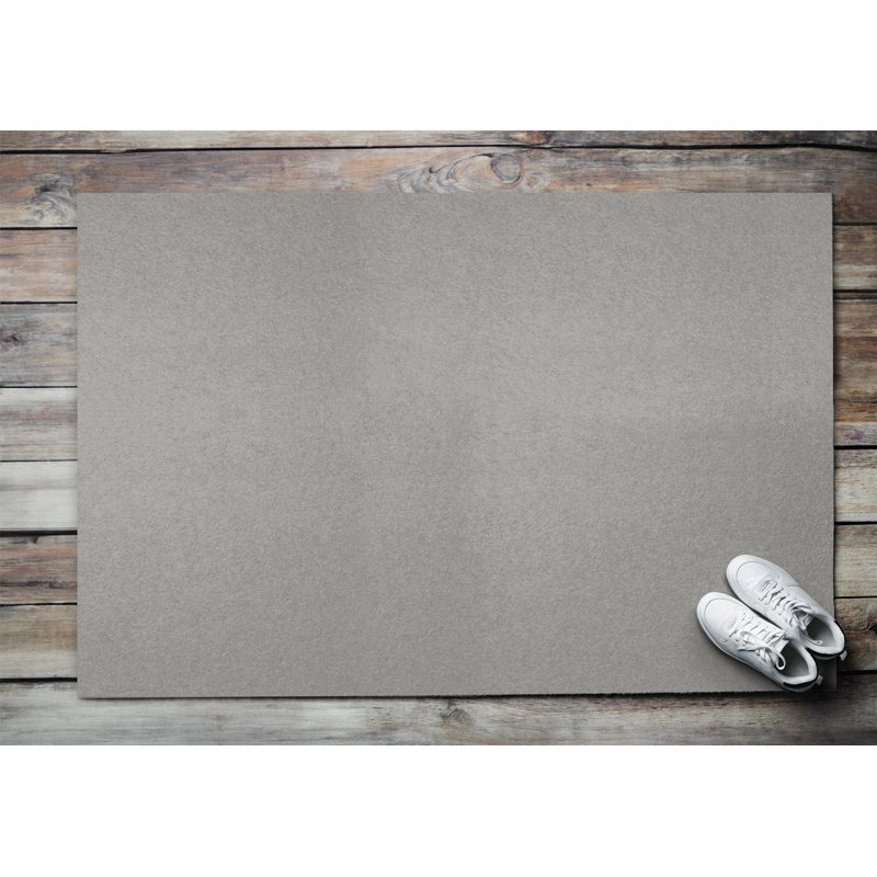 Non-Slip Outdoor Doormat, Grey