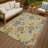 Machine Washable Indoor/Outdoor Chantille ACN2460 Damask Rug-1911056654-1911056698