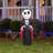 Airblown Inflatable Jack Skellington As Vampire